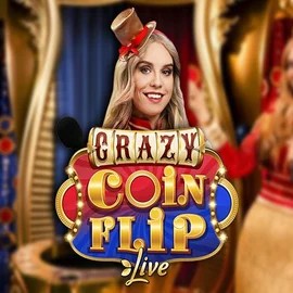 Live Casino logo of Crazy Coin Flip from Evolution at Winhero Casino