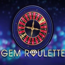 Gem Roulette slot logo by iSoftBet at Winhero Casino